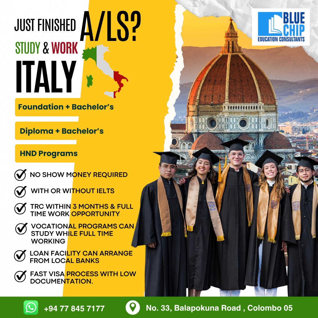 🎓 Just Finished A/Ls? Your Future Starts Now! ✨